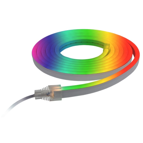 Multi-Color 6.5 ft. LED Light Strip, Remote Control, 16 Colors/4 Flash Modes, Bendable For Creative Shapes