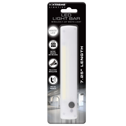 7.5" Wireless Magnetic Motion Sensor Light Bar, Peel And Stick, Perfect for closets