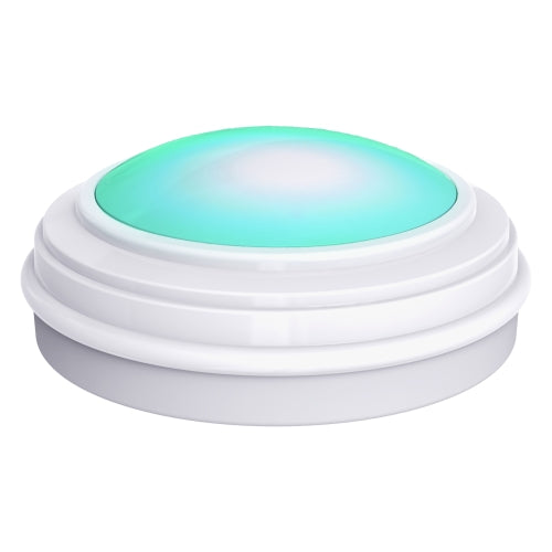 2-Pack RGB LED Puck Lights with Tap Control - Wireless, Dimmable, and Color-Changing Battery-Powered Under Cabinet Lighting