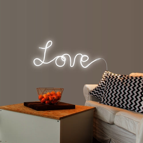 6.5ft Neon Bend and Shape Memory Flex Wire White LED Light Strip, Indoor Use