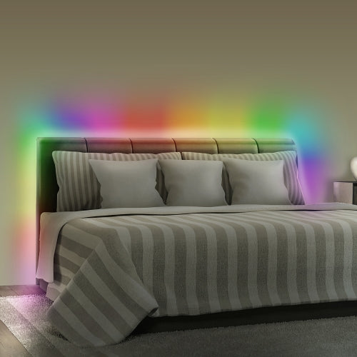 16.4ft Color Flow Multi-Color Indoor LED Light Strip, Remote Control