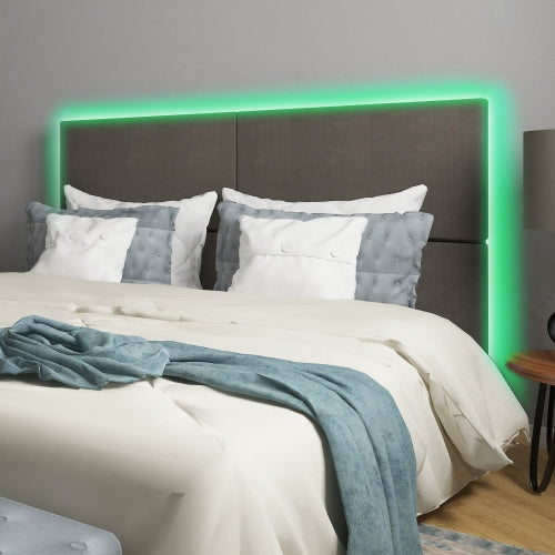 16.4ft Color-Changing Indoor LED Light Strip, New RGBW, 12V Adapter