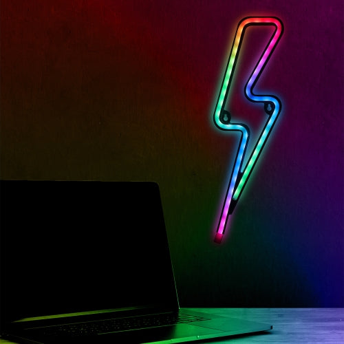 Neon Lightning Bolt