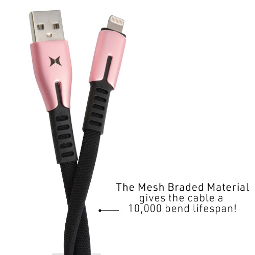 6ft MFI Certified Lightning Cable - Durable & Tangle-Free