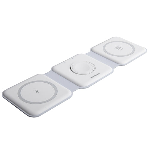 3-in-1 All-in-One Foldable Wireless Charger, White