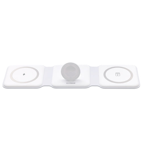 3-in-1 All-in-One Foldable Wireless Charger, White