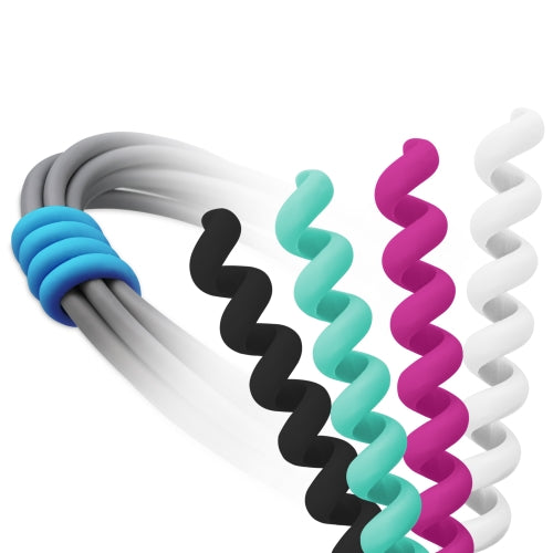5-Pack Multi-Purpose Reusable Cable Ties for Cord Management and Organization | Adjustable and Durable Wire Holders
