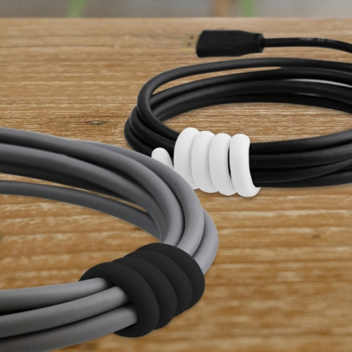 5-Pack Multi-Purpose Reusable Cable Ties for Cord Management and Organization | Adjustable and Durable Wire Holders