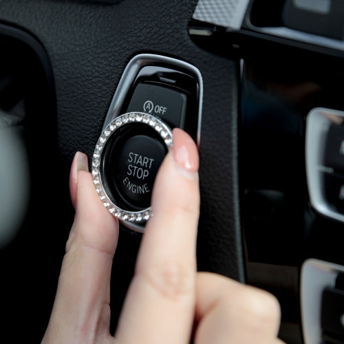 Bling Car Interior Accessories (3-Piece Set) – Universal Sparkly Rhinestone USB Car Charger and Dual Anti-Slip Crystal Inlay Cup Holder Coasters