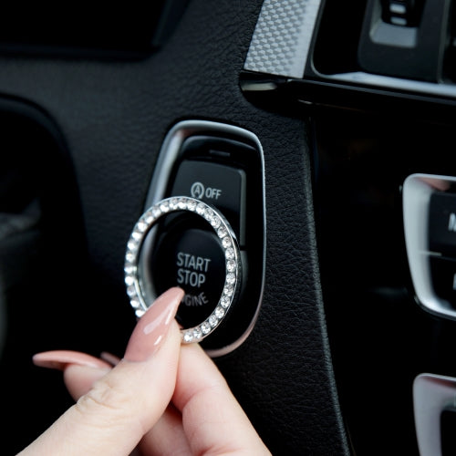 Bling Car Interior Accessories (3-Piece Set) – Universal Sparkly Rhinestone USB Car Charger and Dual Anti-Slip Crystal Inlay Cup Holder Coasters