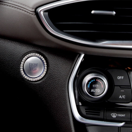 Bling Car Interior Accessories (3-Piece Set) – Universal Sparkly Rhinestone USB Car Charger and Dual Anti-Slip Crystal Inlay Cup Holder Coasters