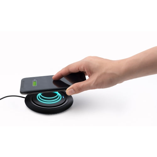 10W Fast Wireless Charger Pad, Qi-Certified Slim Charging Mat for iPhone, Samsung Galaxy, and All Qi-Enabled Smartphones
