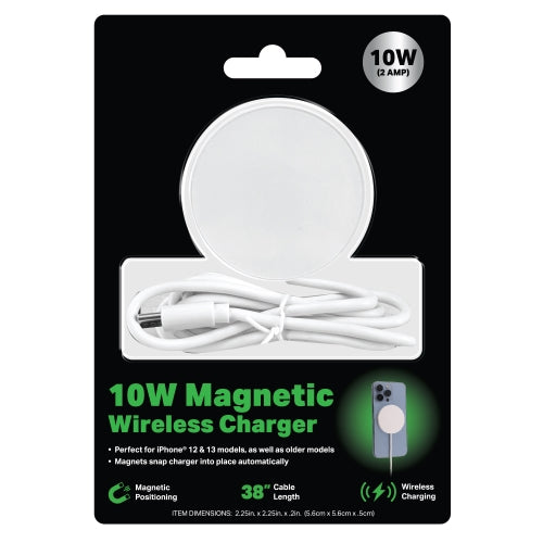 10W Magnetic Fast Wireless Charger Compatible with iPhone 16 Pro Max/16 Pro/16/16 Plus/15/14/13/12 Series