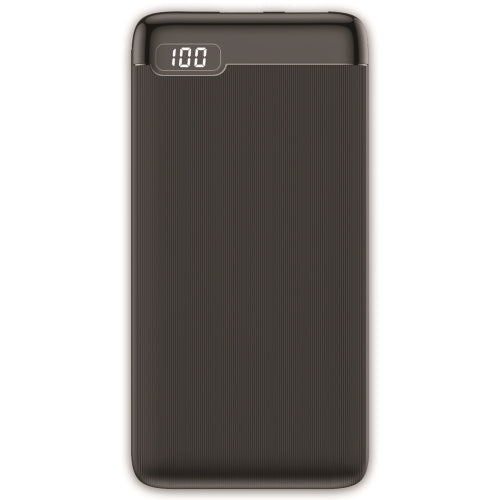 10000 mAh Power Bank with LED Screen, 2 USB-A, Type-C, and Micro USB Ports, Portable Rechargeable Battery for Travel