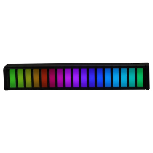 LED Sound Reactive RGB Equalizer for Car Vent | Rechargeable Music Visualizer with 9 Light Modes