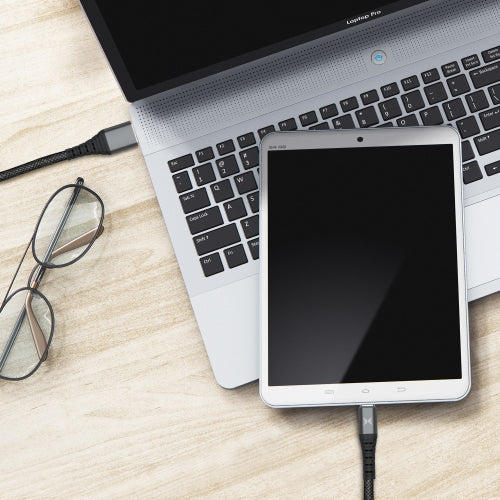 Ultra-Durable 10FT Type-C to USB-A Charging Cable with Kevlar Ballistic Fiber, 10W Fast Charge