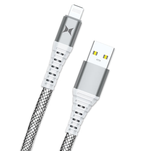 Ultra-Durable 10FT Lightning to USB-A Charging Cable with Kevlar Ballistic Fiber, 10W Fast Charge