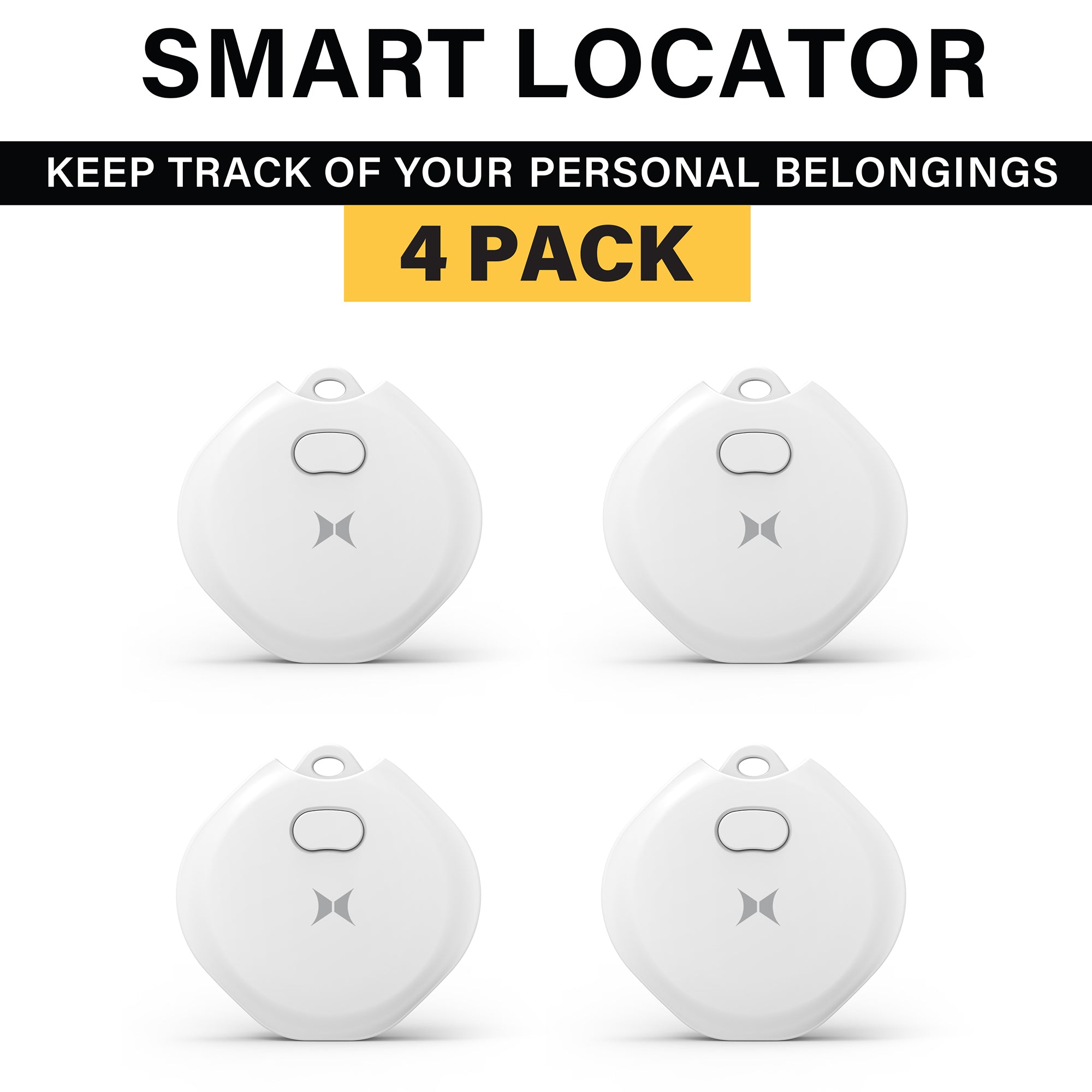 Smart Locator Tag with Apple Find My (4-Pack)