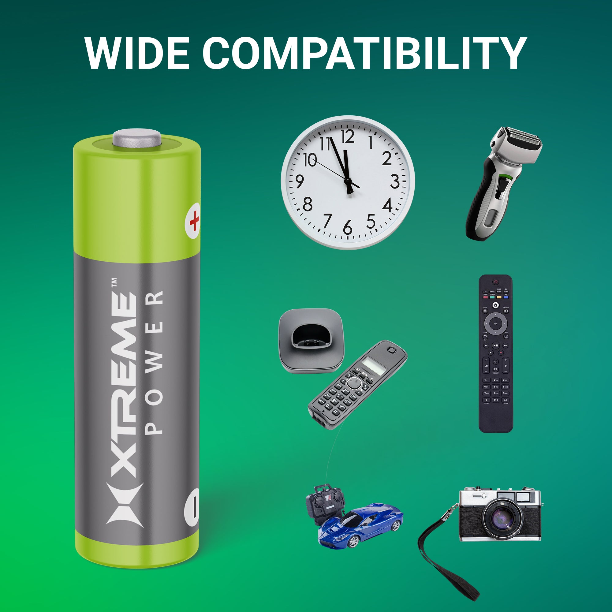 AA Batteries: Long-Lasting 12-Pack