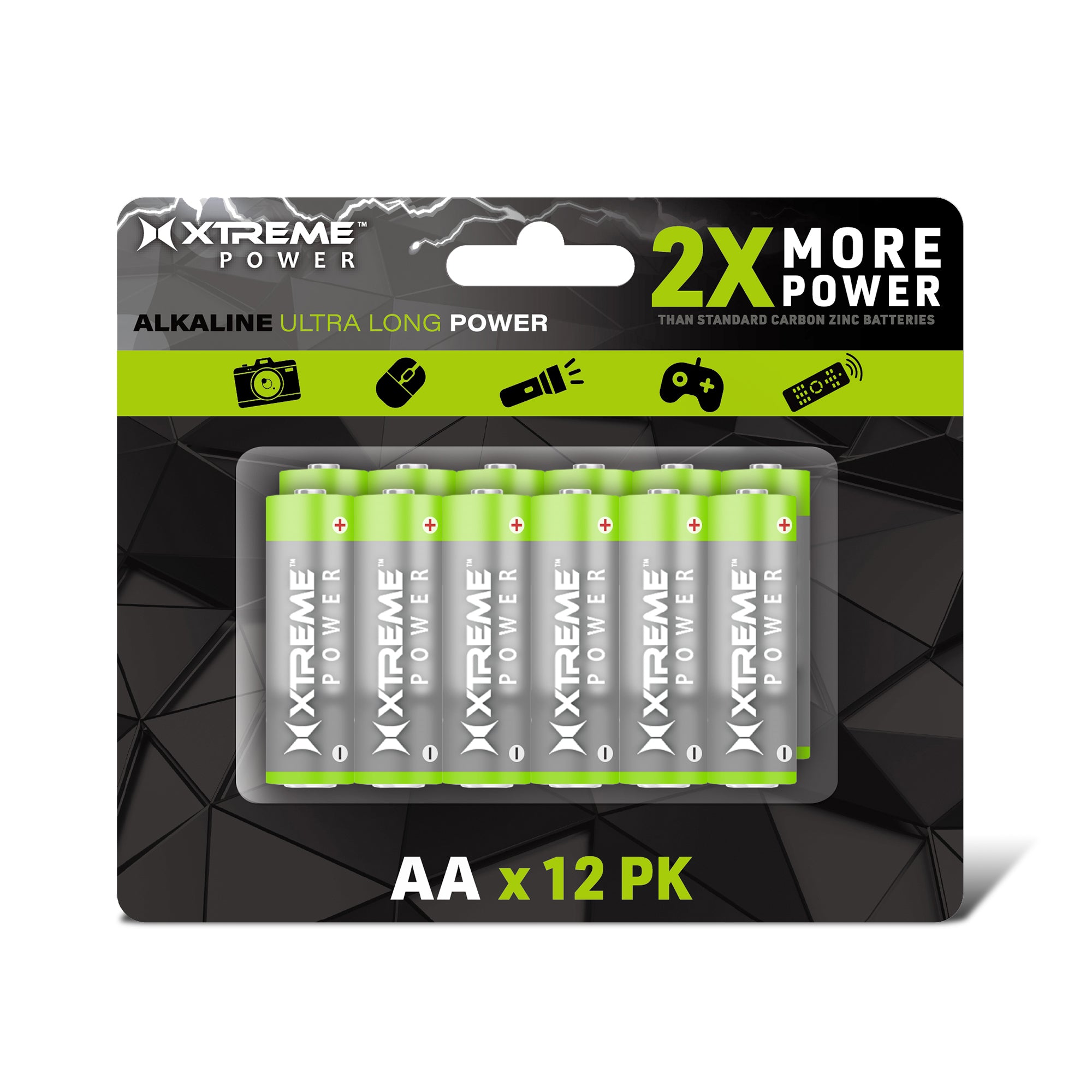 AA Batteries: Long-Lasting 12-Pack