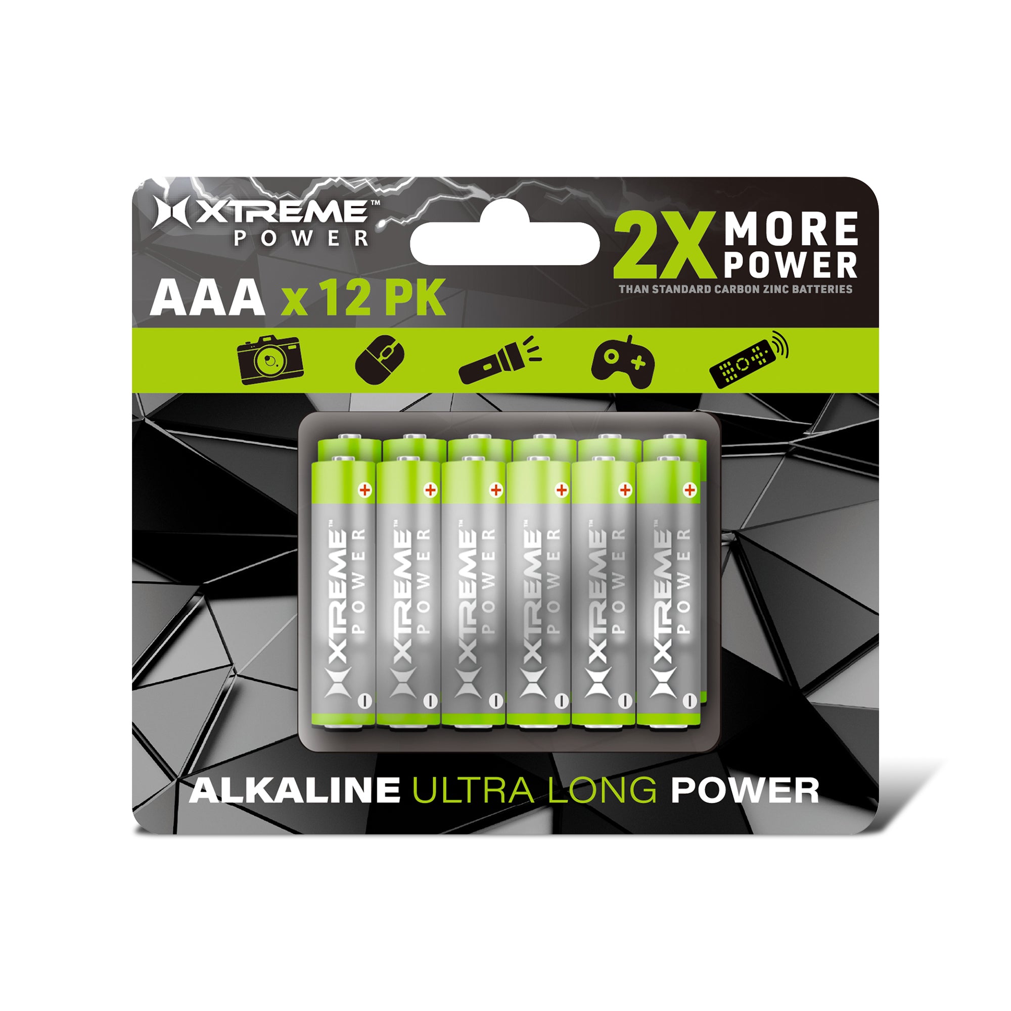 AAA Batteries: Long-Lasting 12-Pack