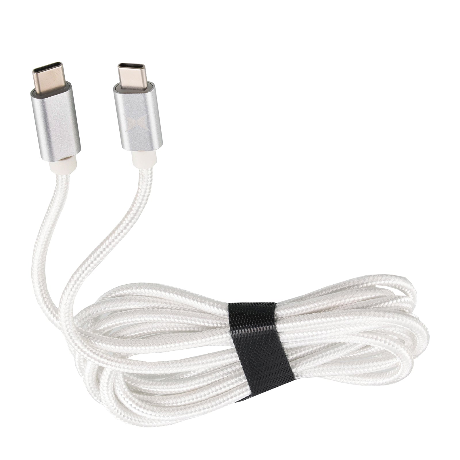2-Pack USB-C to USB-C Charging Cables: 6ft Silver Silicone & 10ft Black Braided, Fast Charge & Data Sync for All Type-C Devices