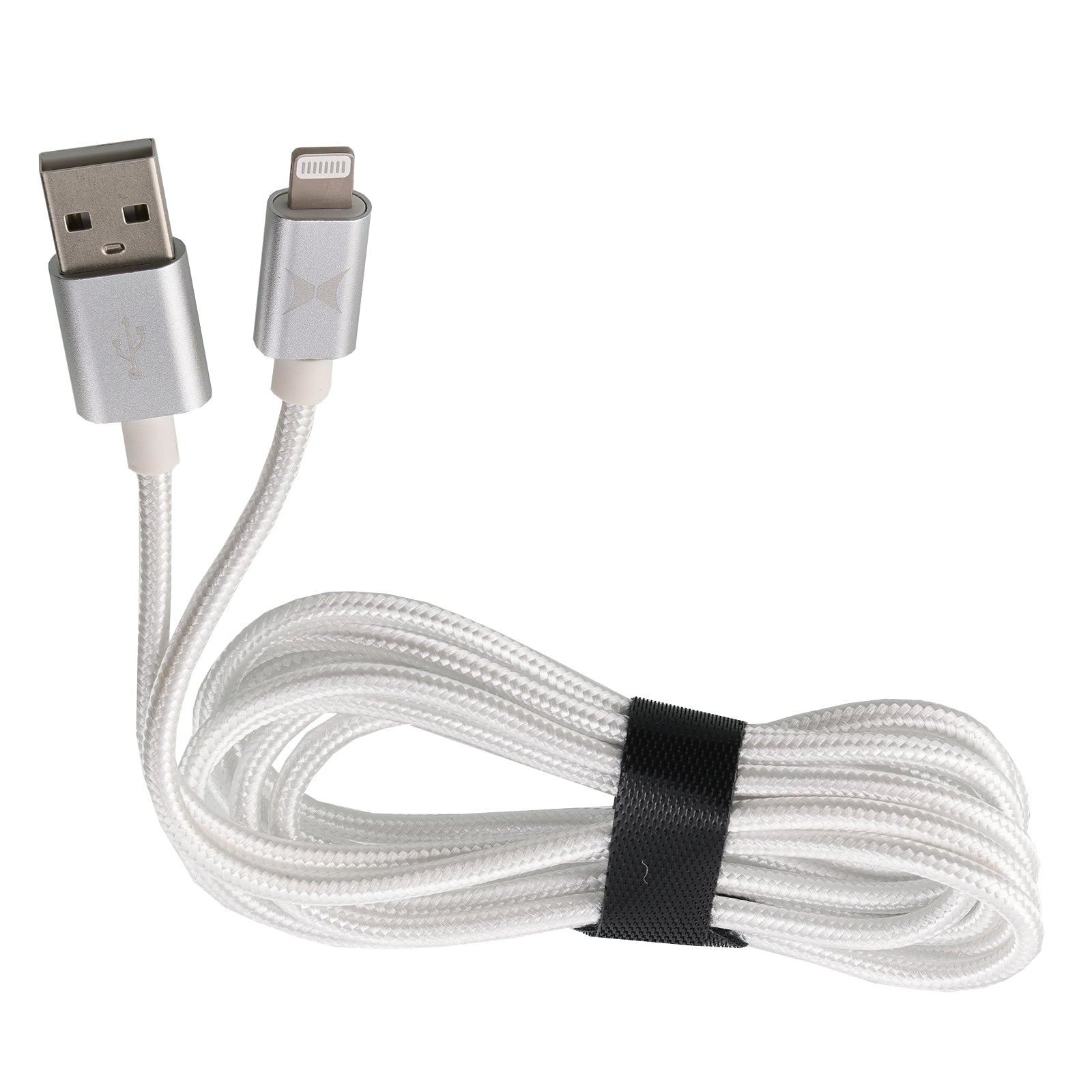2-Pack 8Pin to USB-A Charging Cables: 6ft Silver Silicone & 10ft Black Braided, Fast Charge & Data Sync for All 8Pin Devices