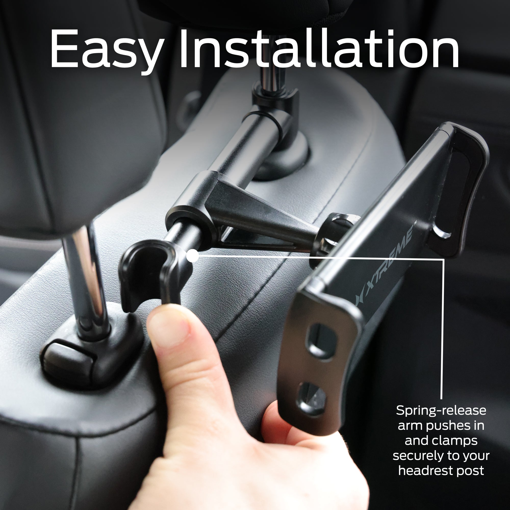 Back Seat Tablet Mount for Cars, Car Headrest Tablet Holder for Backseat, Universal Mount