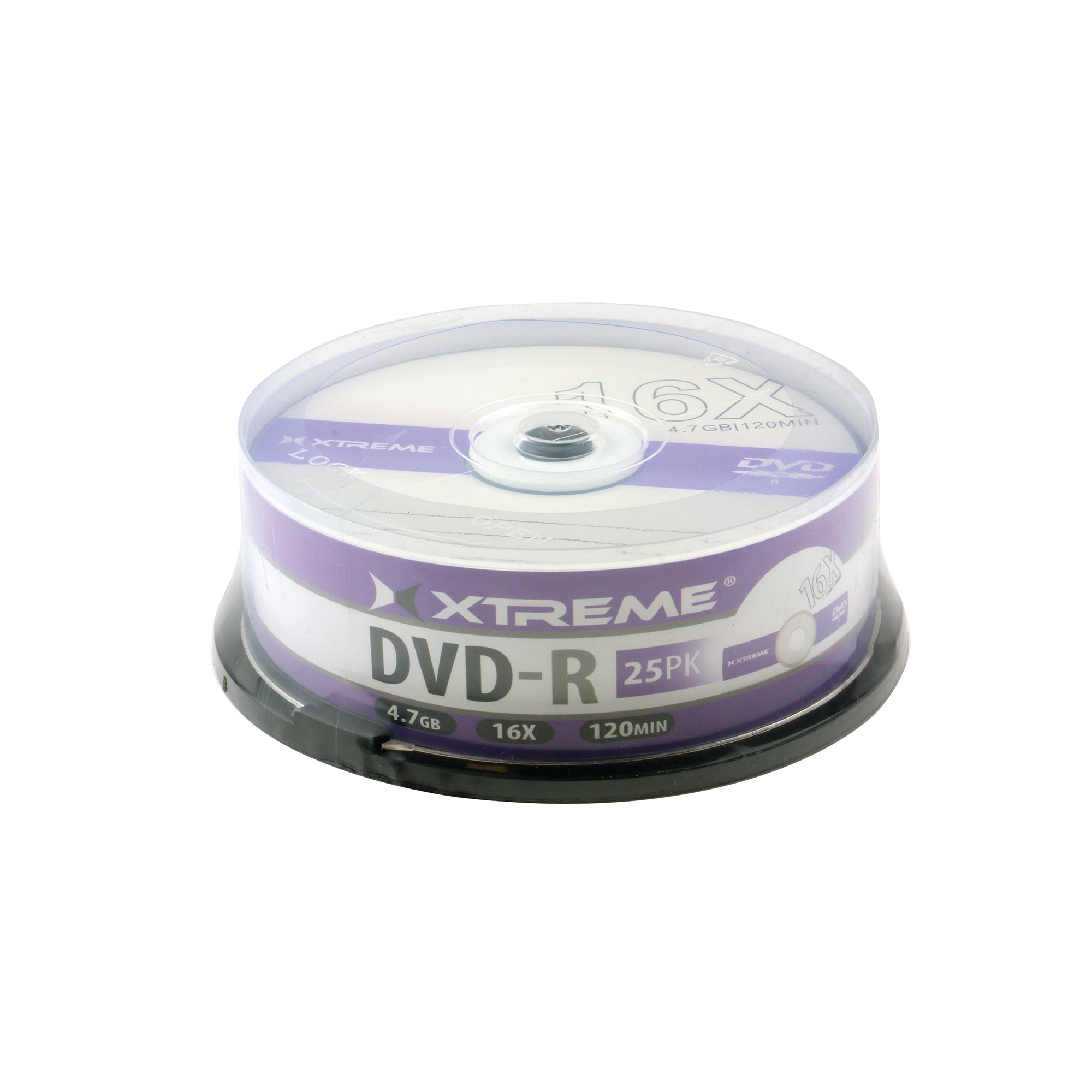 25 Pack DVD-R 16X Cake Box