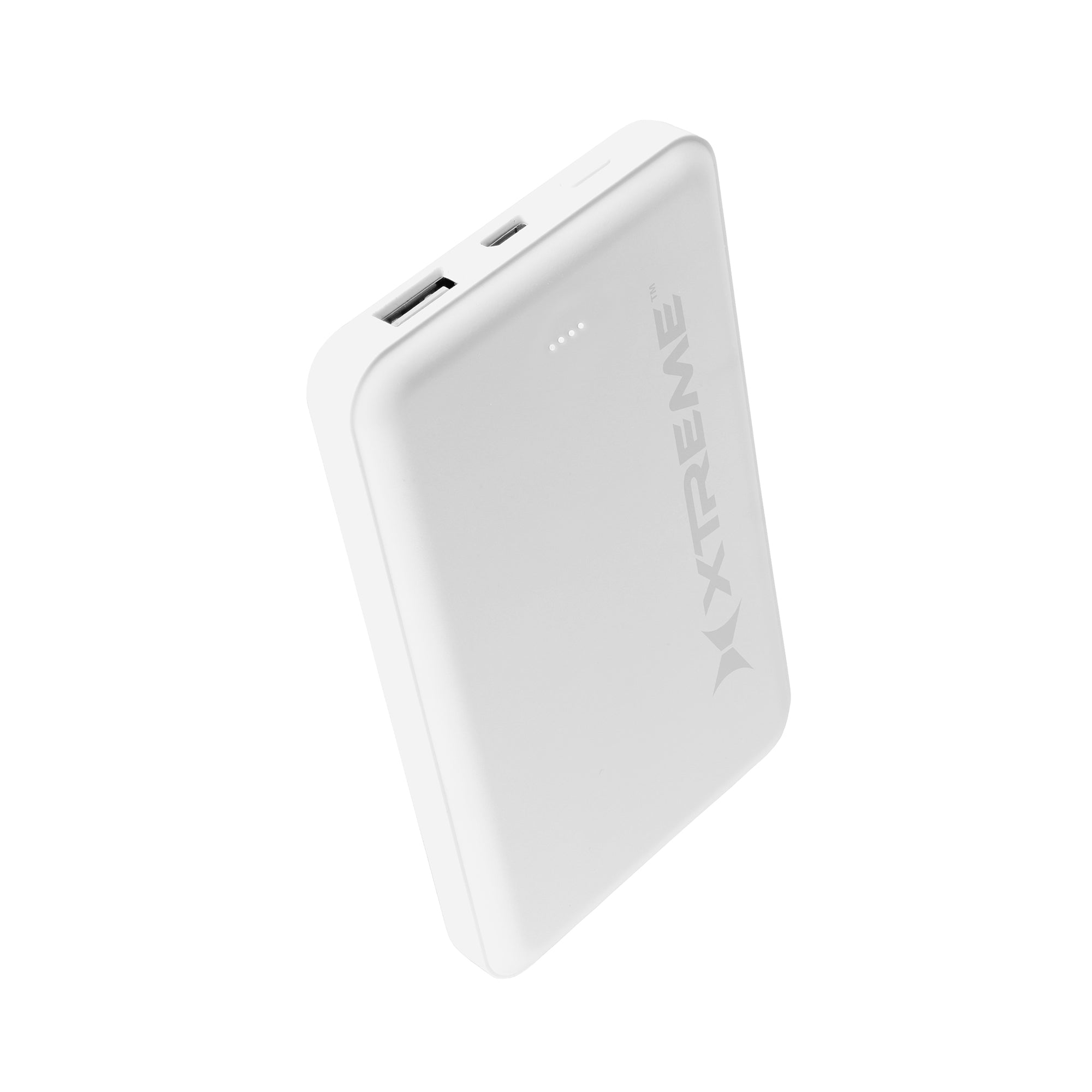 10W USB-A 5000mAh Pocket Power Bank with LED Indicators, Portable Rechargeable Travel Battery Pack for Smartphones and Devices
