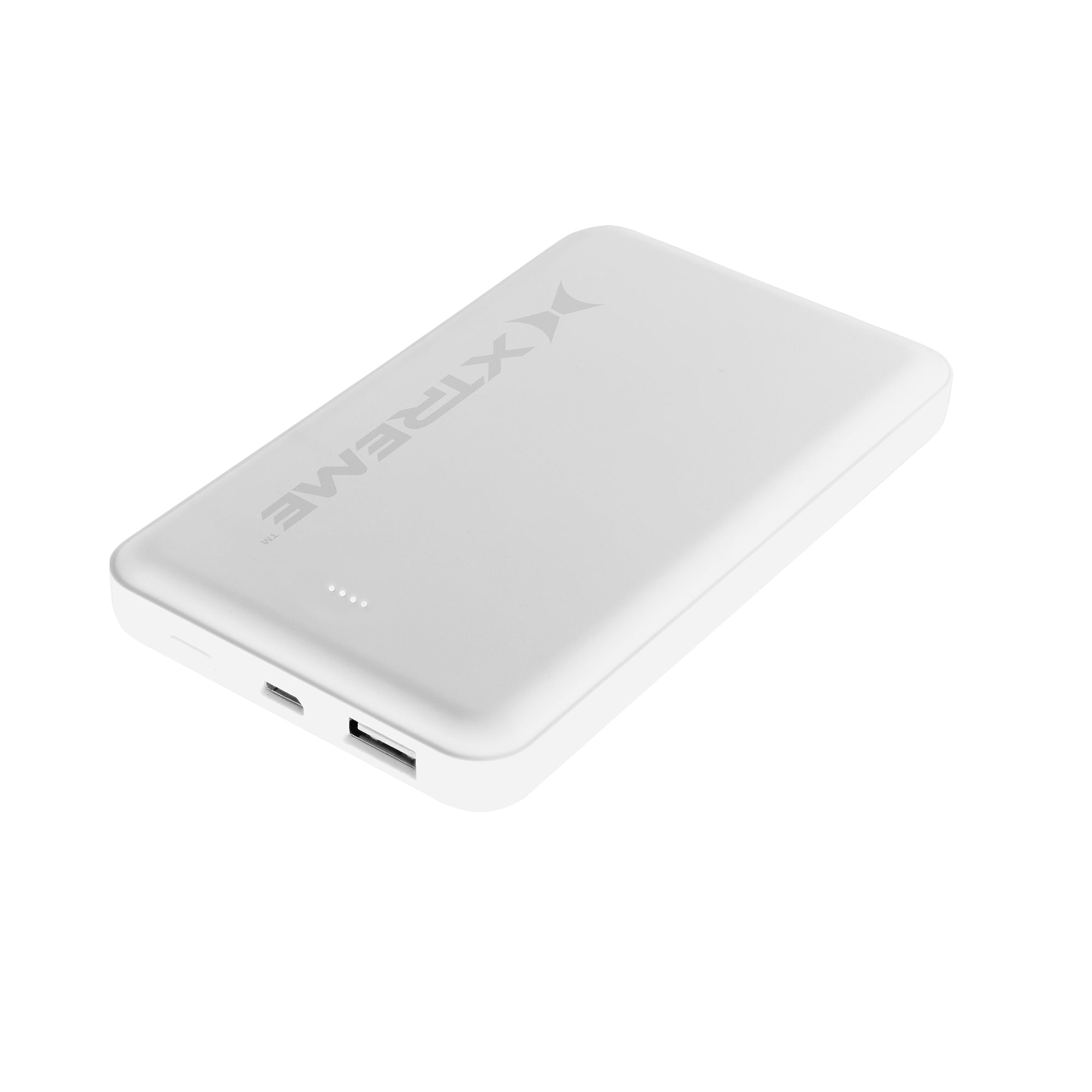 10W USB-A 5000mAh Pocket Power Bank with LED Indicators, Portable Rechargeable Travel Battery Pack for Smartphones and Devices