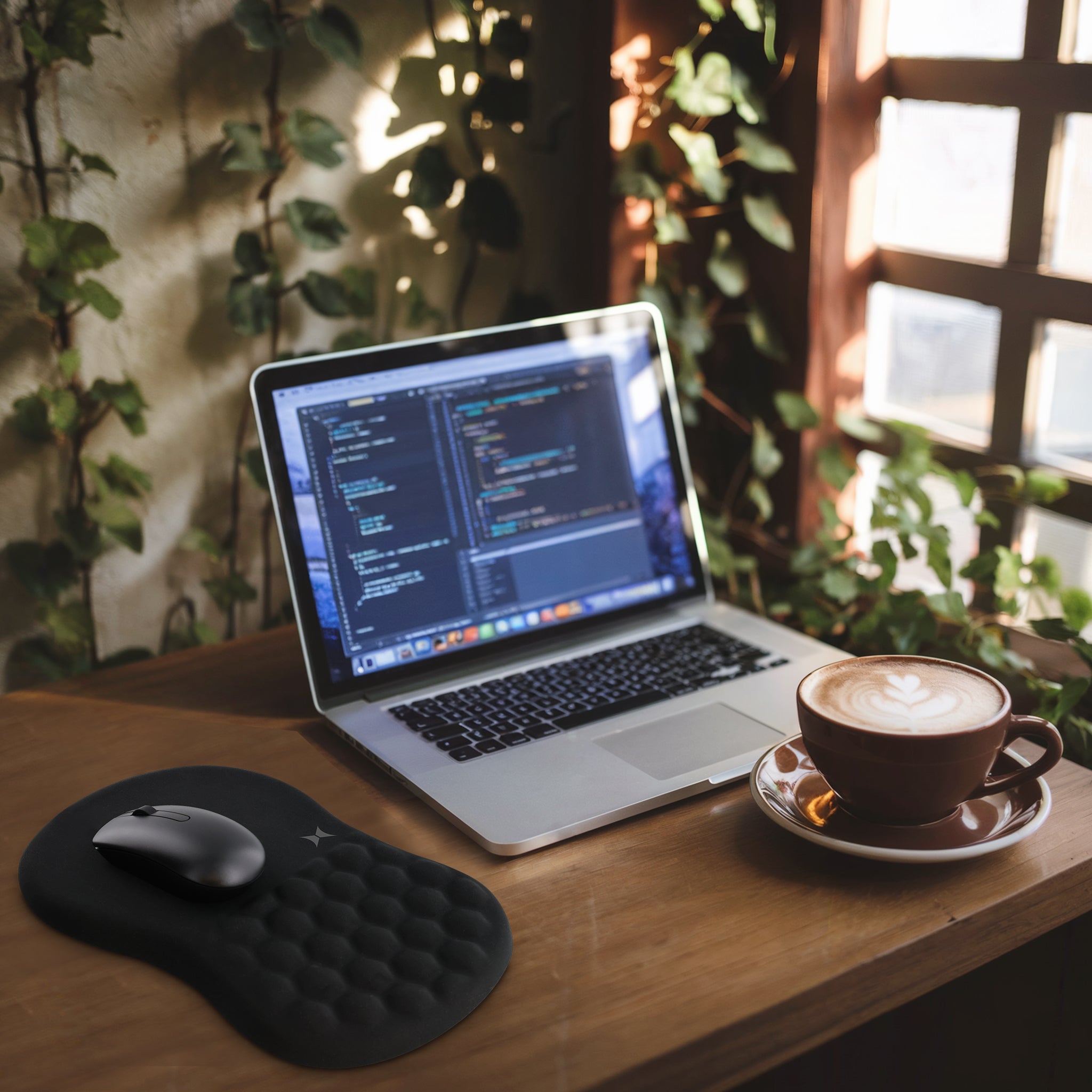 Ergonomic Massage Mouse Pad, Large 8 x 12" Non-Slip Surface