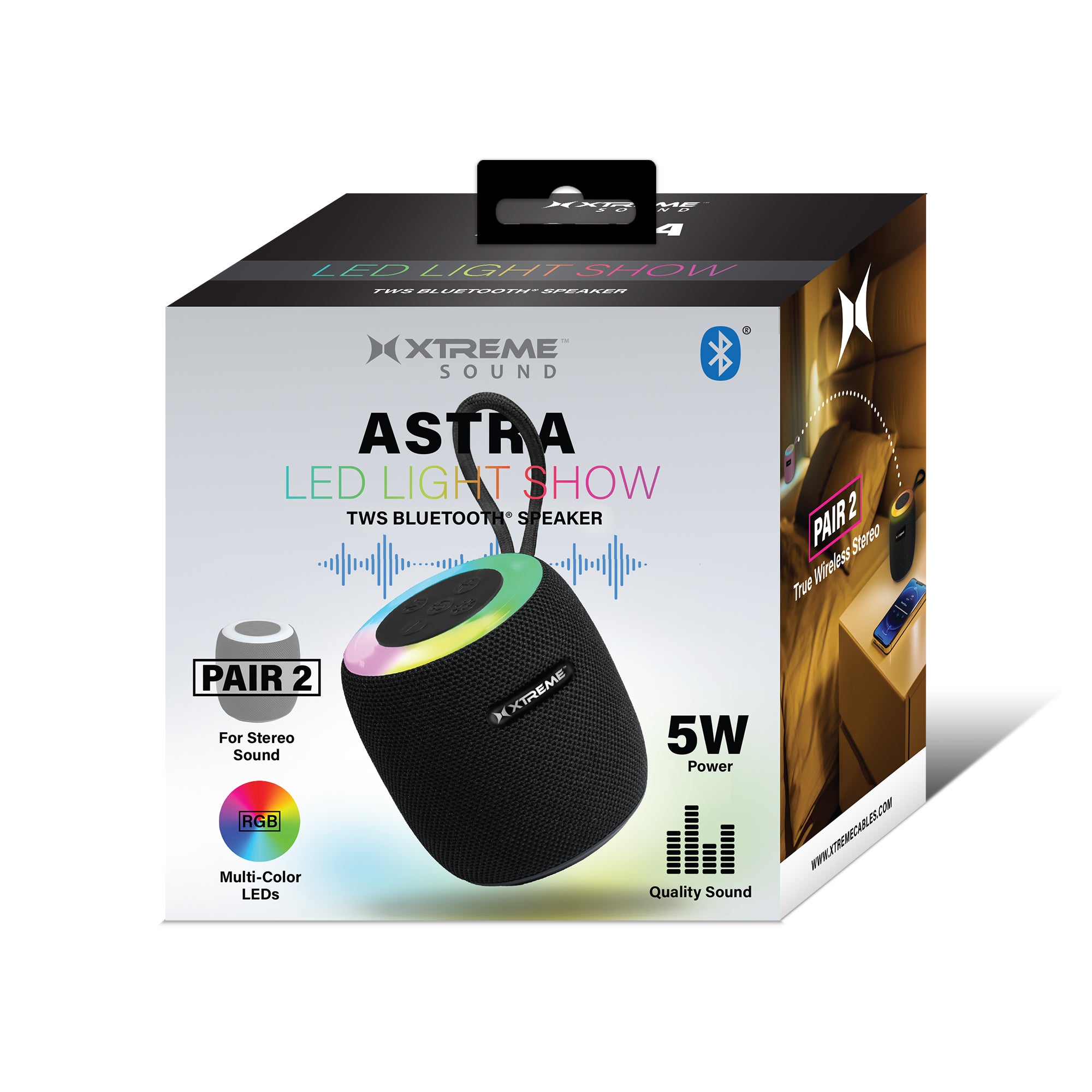 Astra 5W TWS Bluetooth Speaker – Room-Filling Audio in a Compact Design