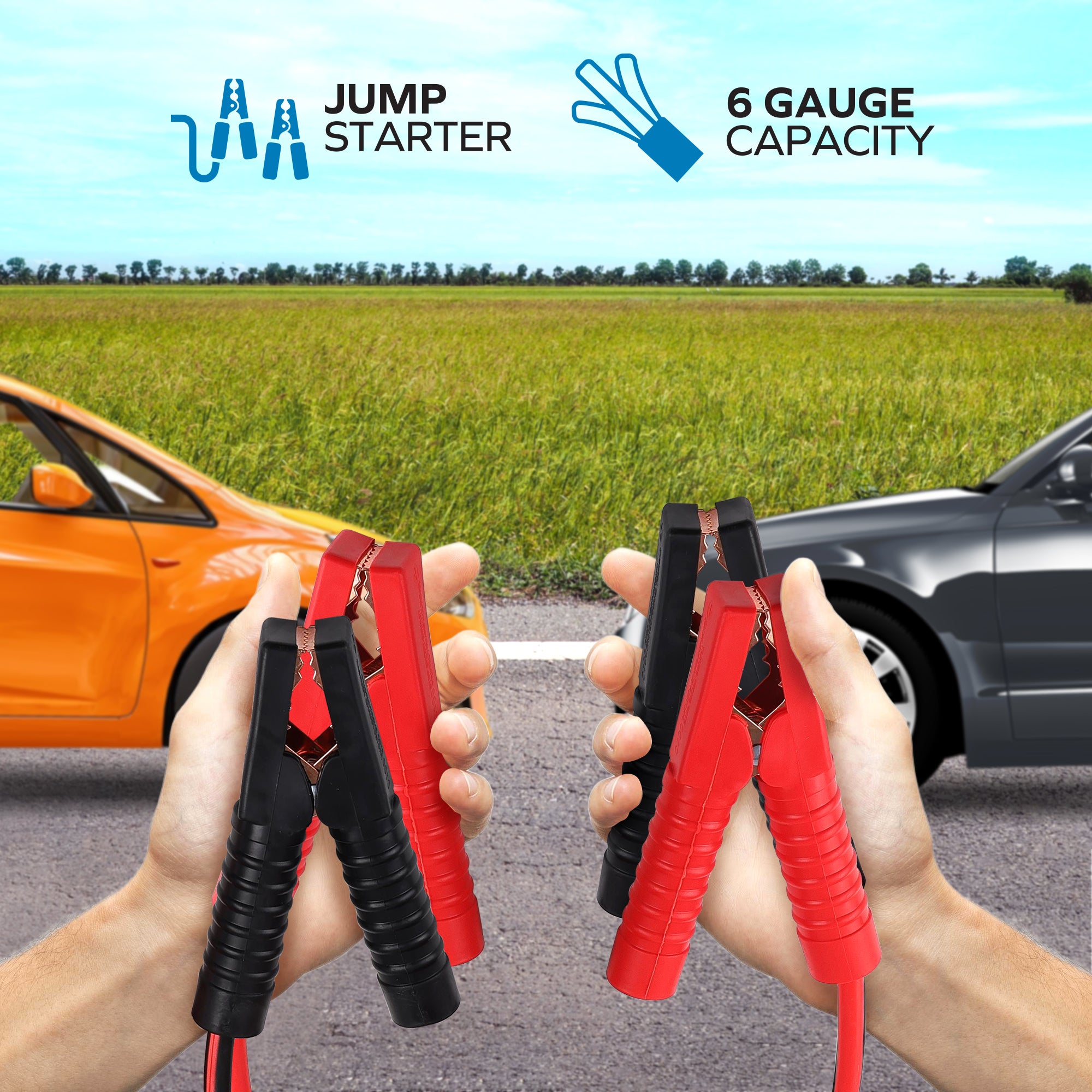 6GA / 12FT Jumper in box