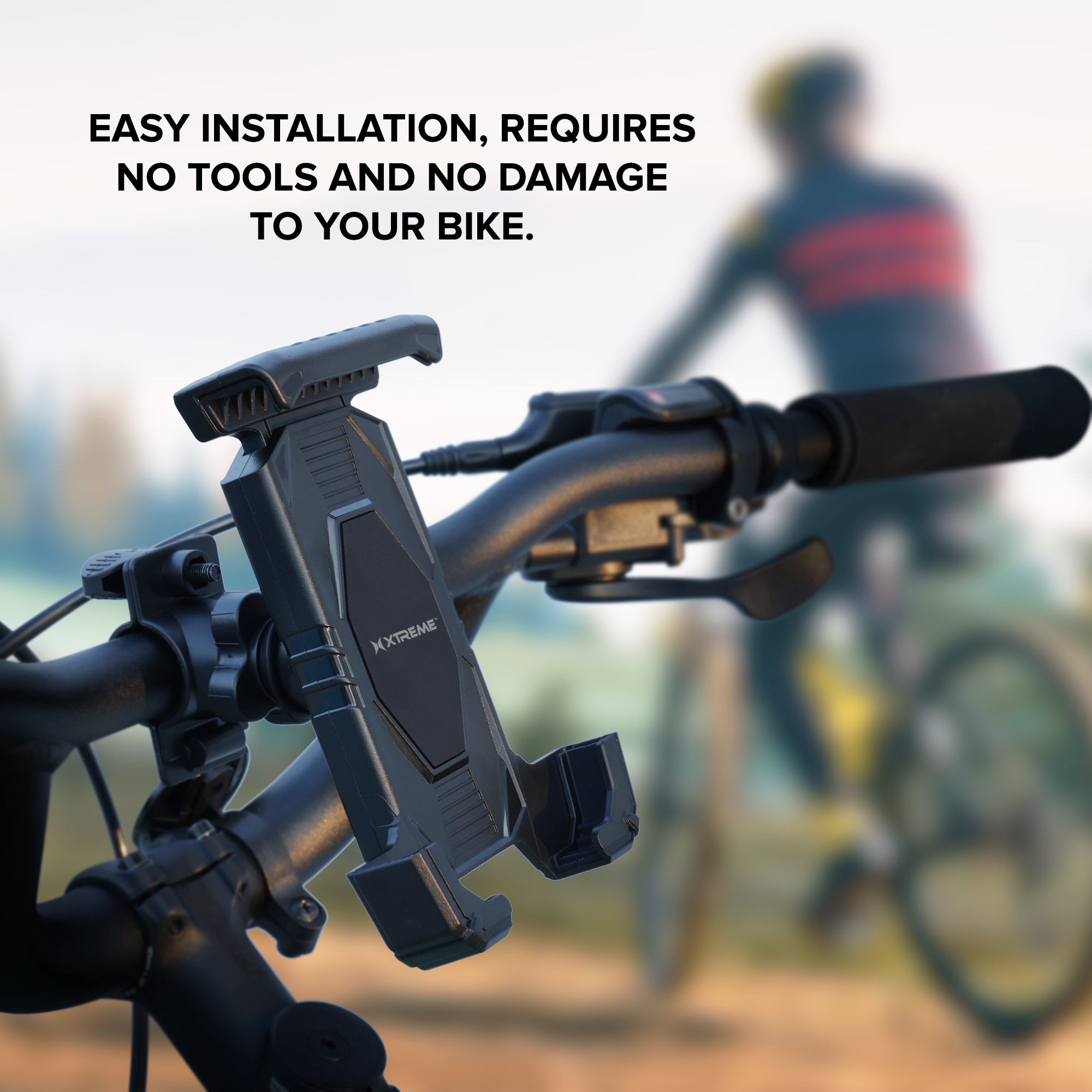 Handlebar Phone Mount, Phone Holder for Bikes, Scooters, Motorcycles, Bicycles