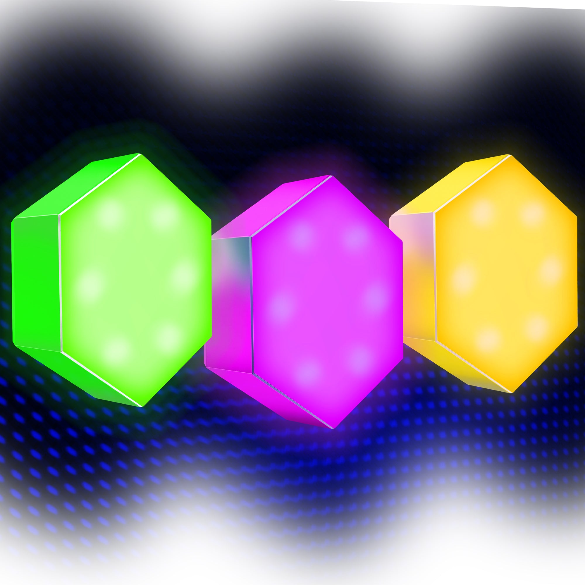 Hexalite Tough Light 2-Piece Set, 11 Color Options, Connect for Fun Shapes/Patterns