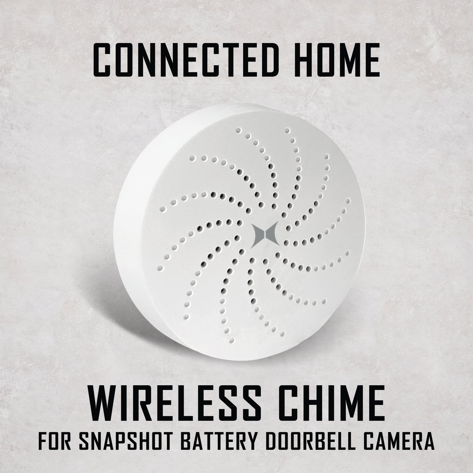 Xtreme Connected Home Wireless Chime with USB Adapter, 16 Ringtones, and Snapshot Battery for Smart Doorbell Systems
