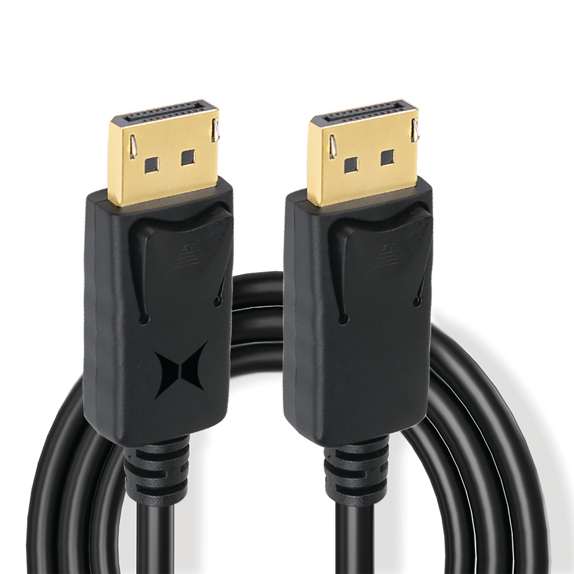 6ft DisplayPort Cable, 4K 60Hz DP Cord with Gold-Plated Connectors, High-Speed Video and Audio Cable for Monitors, Laptops, and Desktops