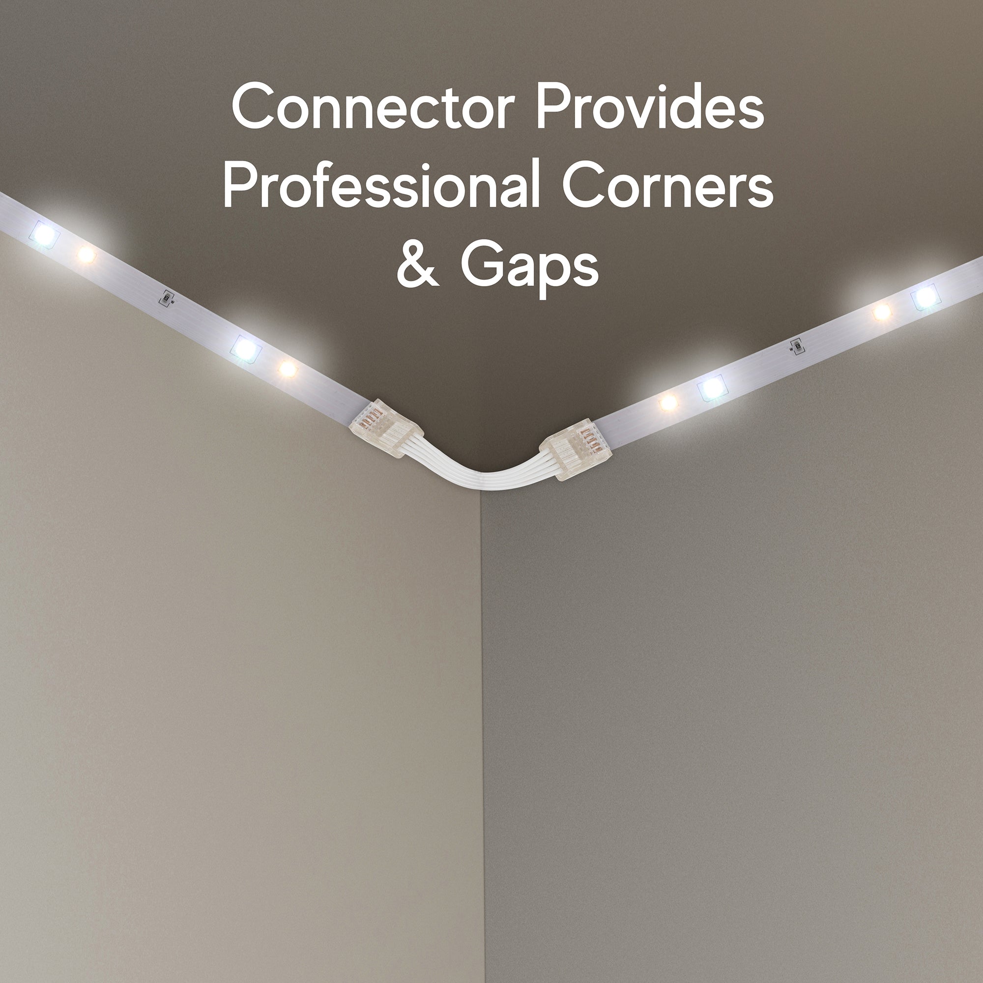 150 Ft Cut & Customize Indoor LED Light Strip Kit, Includes 3 Connectors