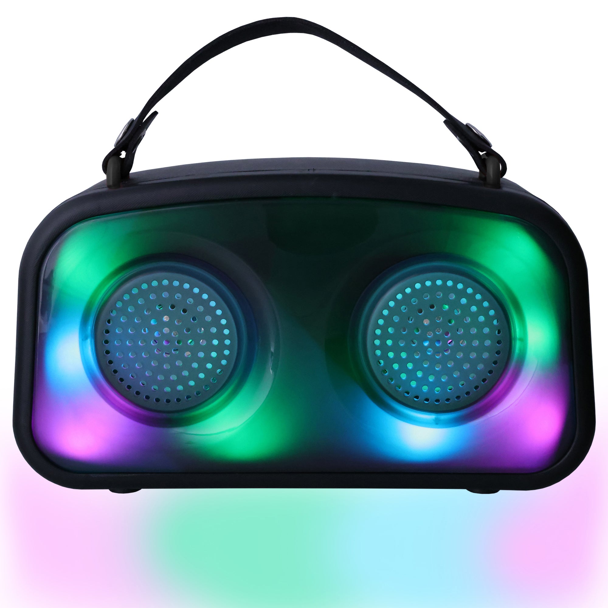 Flare Bluetooth Multicolor GloBox Speaker with Strap - Bring The Party Anywhere with Portable Sound and Vibrant Lights