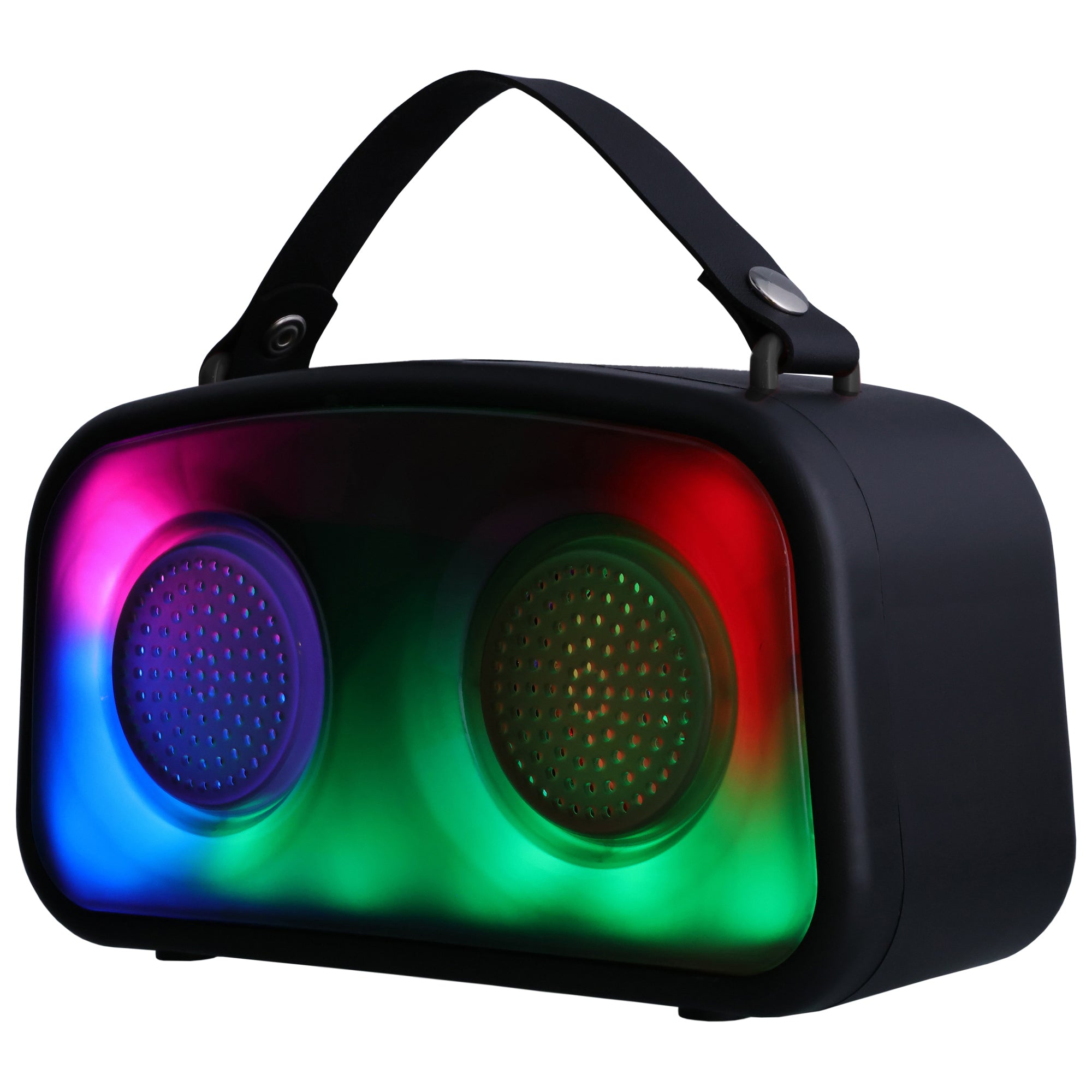 Flare Bluetooth Multicolor GloBox Speaker with Strap - Bring The Party Anywhere with Portable Sound and Vibrant Lights