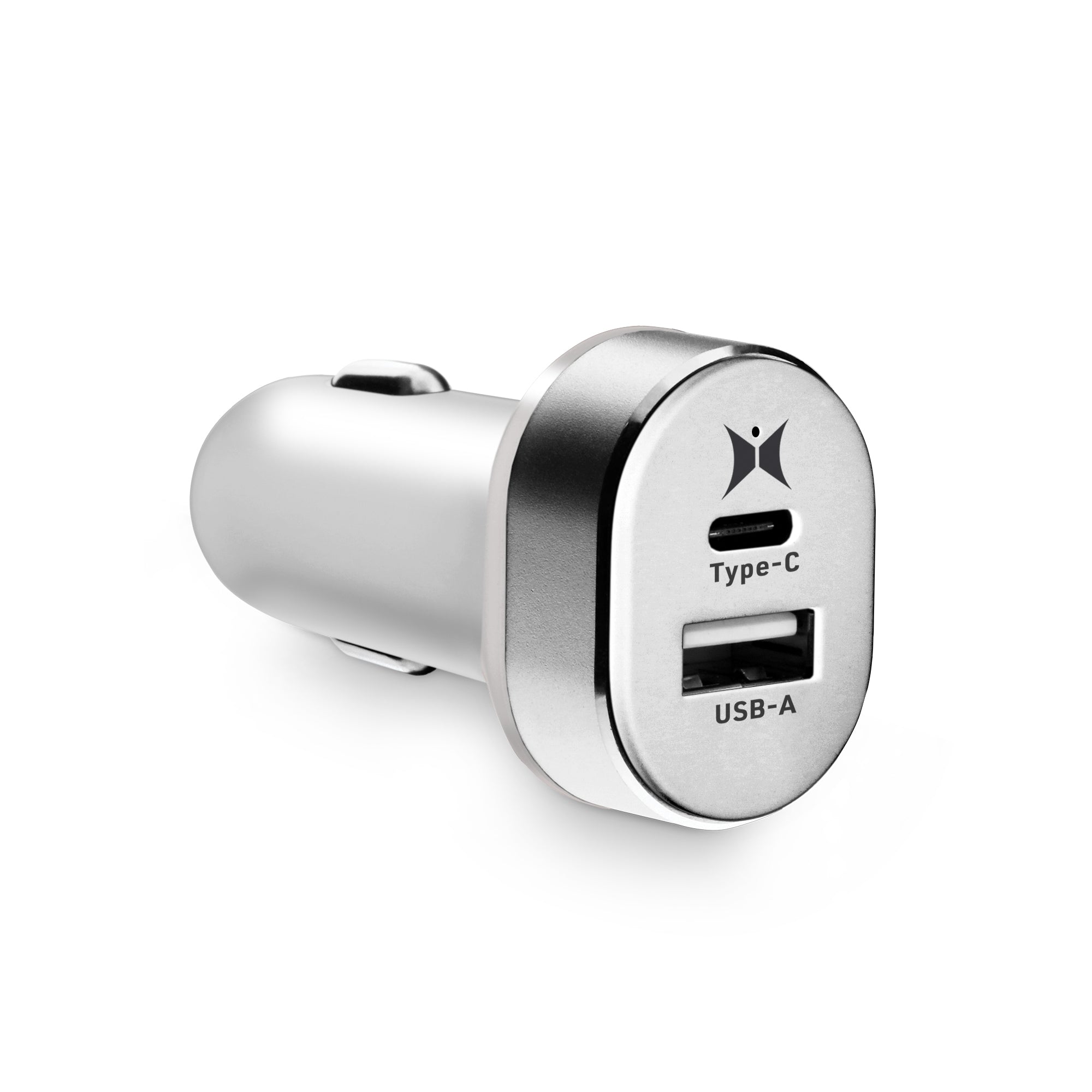 Dual Port Car Charger with USB-A & Type-C, 3.1A Fast Charging Adapter with LED Light for All Smartphones and Devices