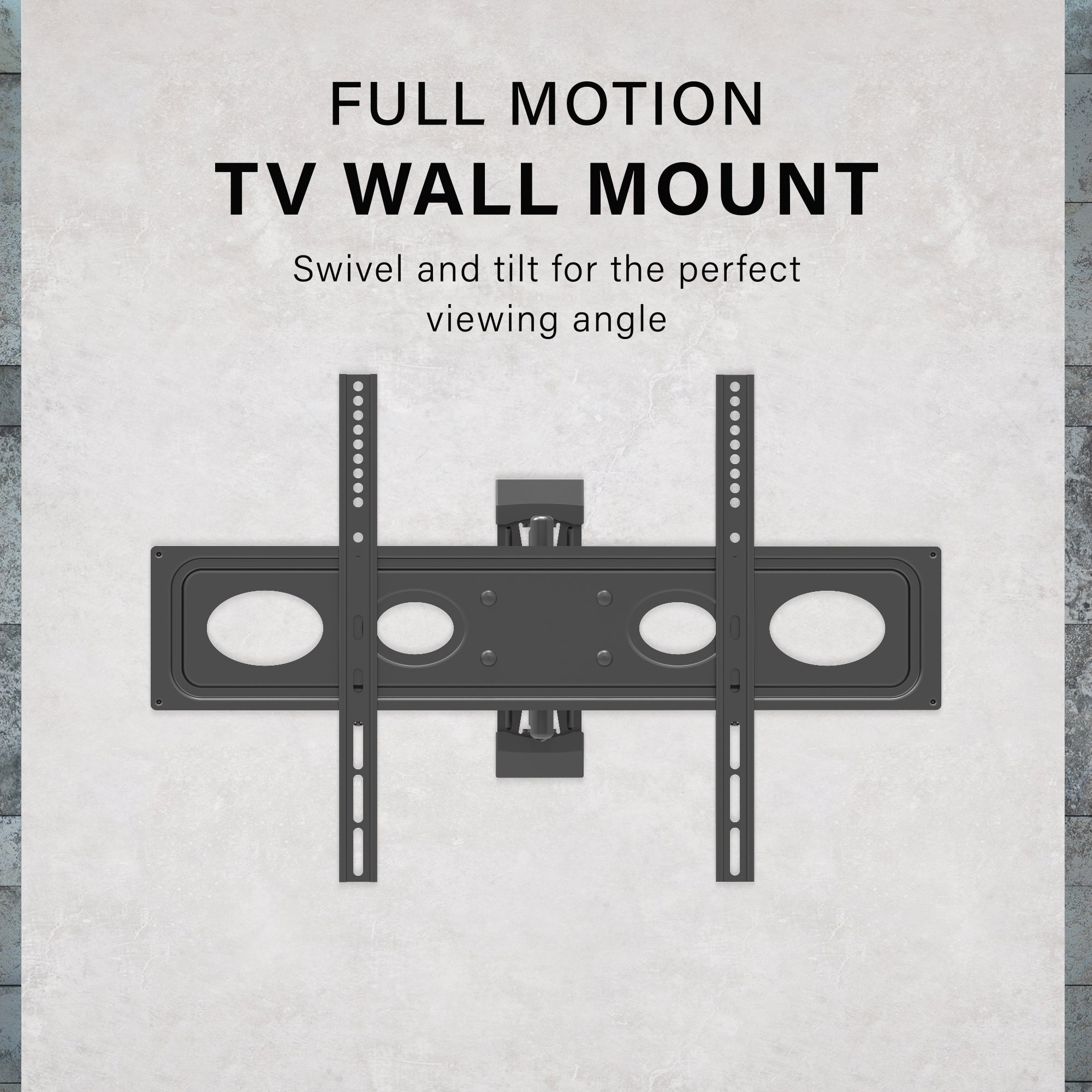 Tilting TV Wall Mount - Fits 23"-42" TVs, 55lbs Capacity, VESA Compatible 75x75-200x200