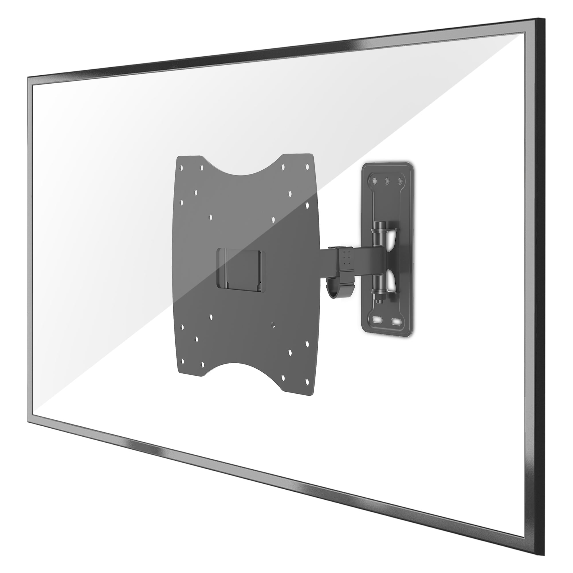 Full Motion TV Wall Mount Bracket for 13-42 Inch TVs, Supports up to 55 lbs, Easy to Install