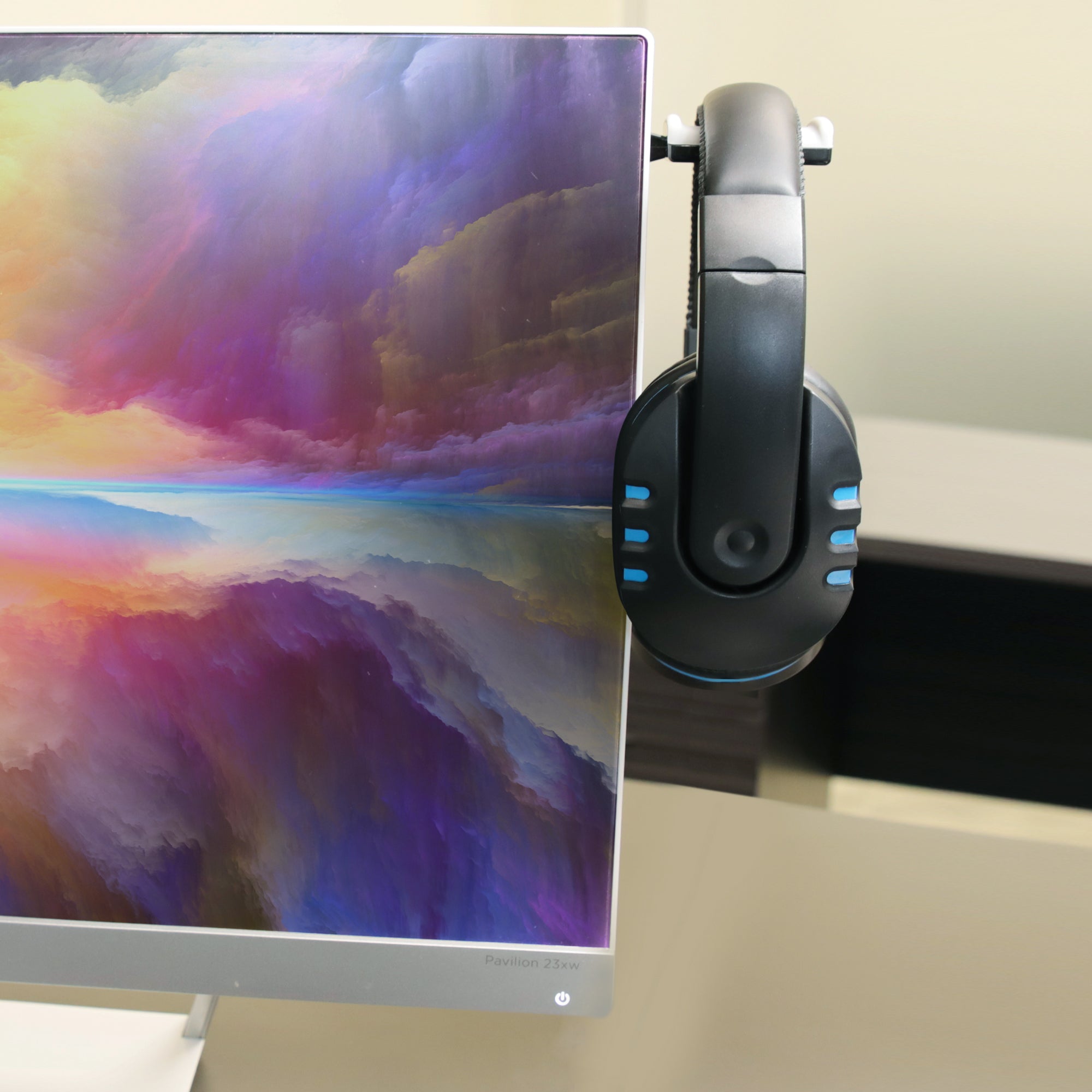 Computer Monitor Mount, Headphones Holder, Headset Mount