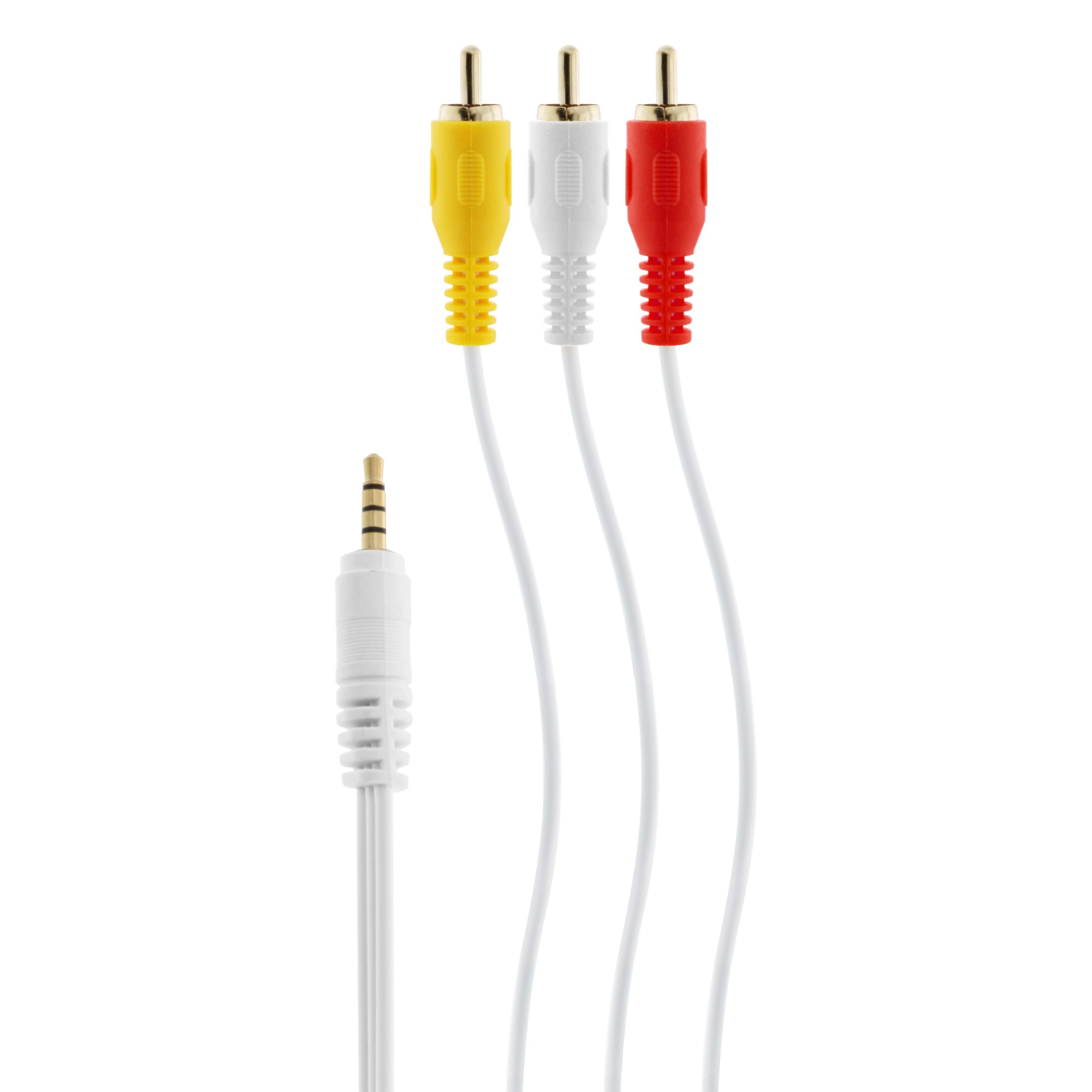 6ft Audio 3.5mm Composite RCA, TV RCA Connector, Audio Cable
