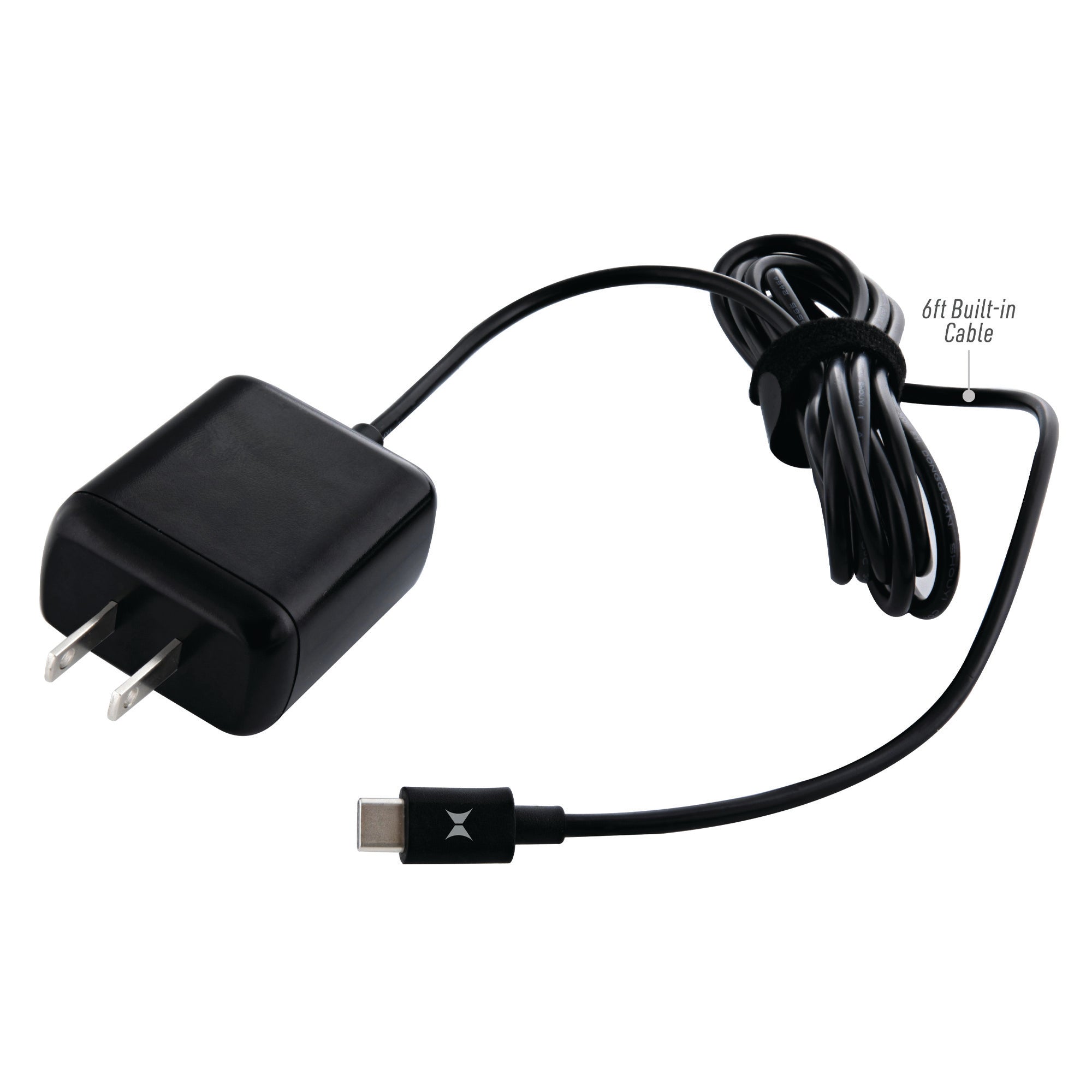 65W Type-C PD Power Adapter with 6ft Cable, Ideal for Charing Compatible Smartphones, Tablets, Laptops and Other Items, Works with Any Standard Wall Socket/Power Strip