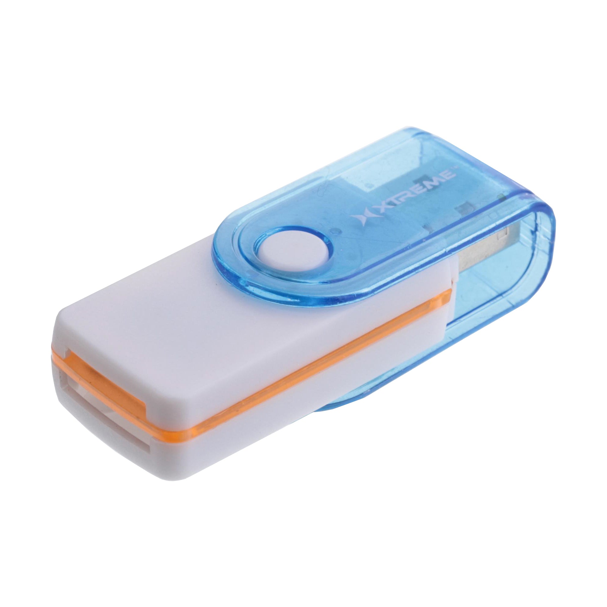 Multi Card Reader & Writer Hub – External USB 2.0 Sync & Transfer Station with 3-Port USB Hub, Supports SD, microSD, Memory Stick, & MMC