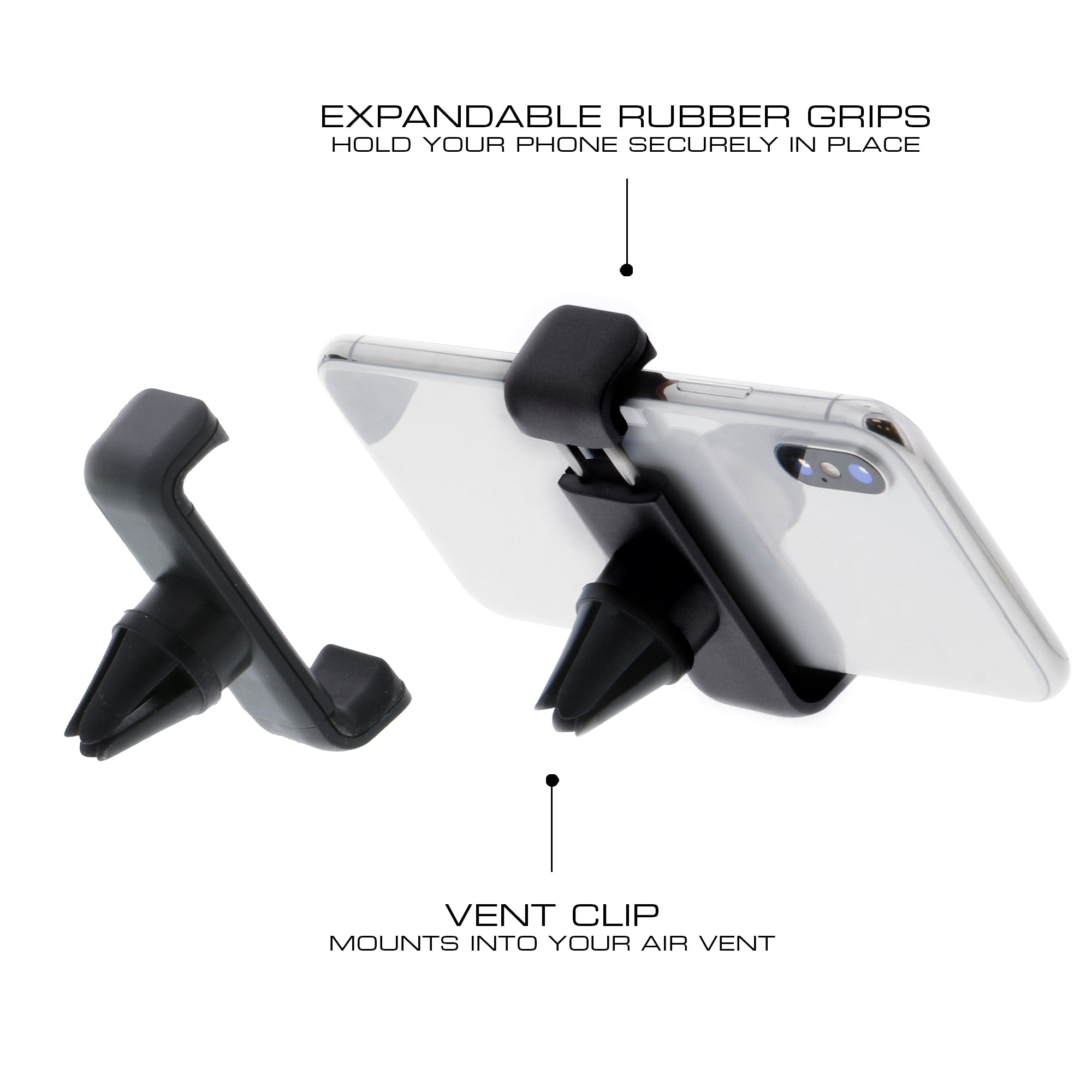 Universal Adjustable Smartphone Vent Mount
