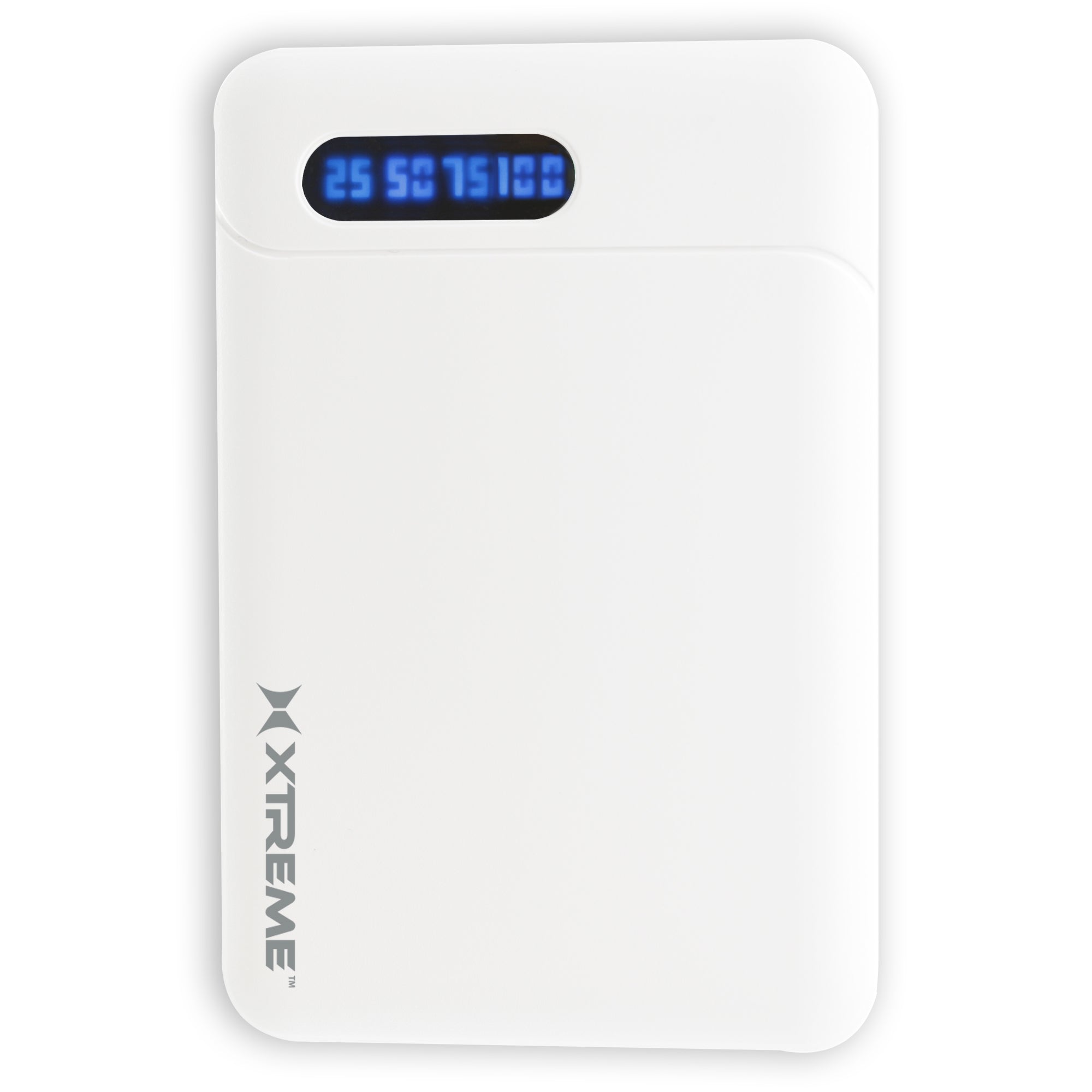 5000mAh Type-C Power Bank with Digital Display, Dual USB Outputs, and Built-in Flashlight - Portable Battery Charger for All Devices